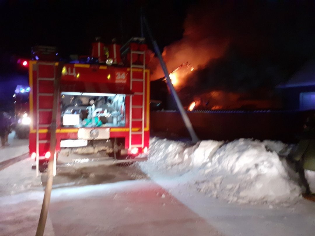 Пожар в Вохомском районе, Бельковское с\п, с. Согра